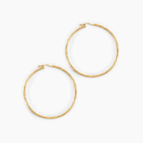 Cr&eacute;oles Youri Or Jaune - Cr&eacute;oles Femme | Marc Orian