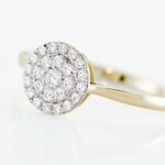 Bague Or Jaune Cristen Oxyde De Zirconium - Solitaires Femme | Marc Orian