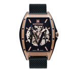 Montre Montignac Tonneau Automatique Bleu - Montres automatiques Homme | Marc Orian