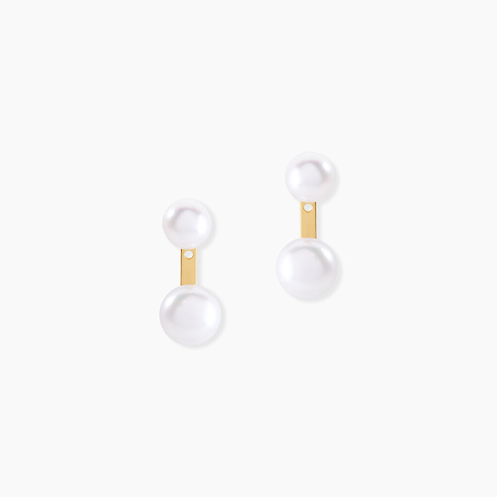 Bijoux D'oreilles Seona Or Jaune Perle De Culture - Piercings d'oreilles Femme | Marc Orian