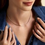 Collier Izel Maille Anglaise Or Jaune - Colliers ete Femme | Marc Orian