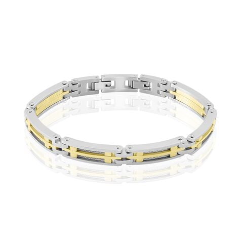 Bracelet Jourdan Priam Acier Bicolore - Bracelets chaînes Homme | Marc Orian