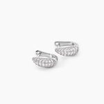 Cr&eacute;oles Madame Argent Blanc Oxyde De Zirconium - Cr&eacute;oles Femme | Marc Orian