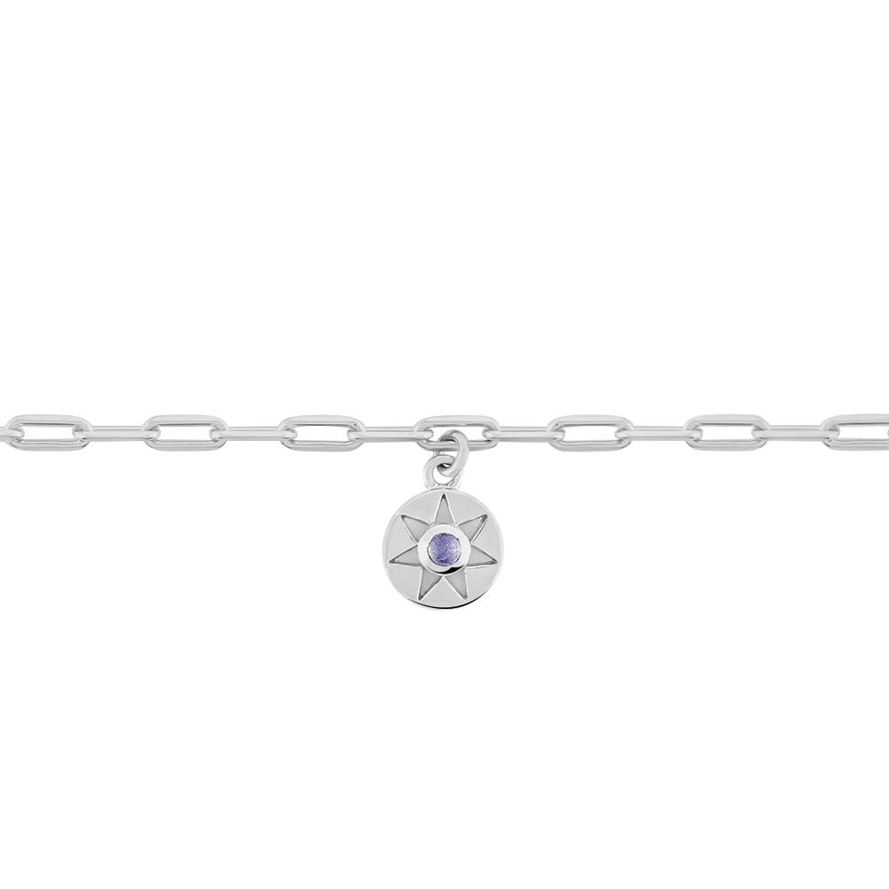 Bracelet Madlin Argent Blanc Lapis Lazuli Et Oxyde De Zirconium - Bracelets fantaisie Femme | Marc Orian