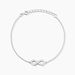 Bracelet Lou Argent Blanc Oxyde De Zirconium - Bracelets chaînes Femme | Marc Orian