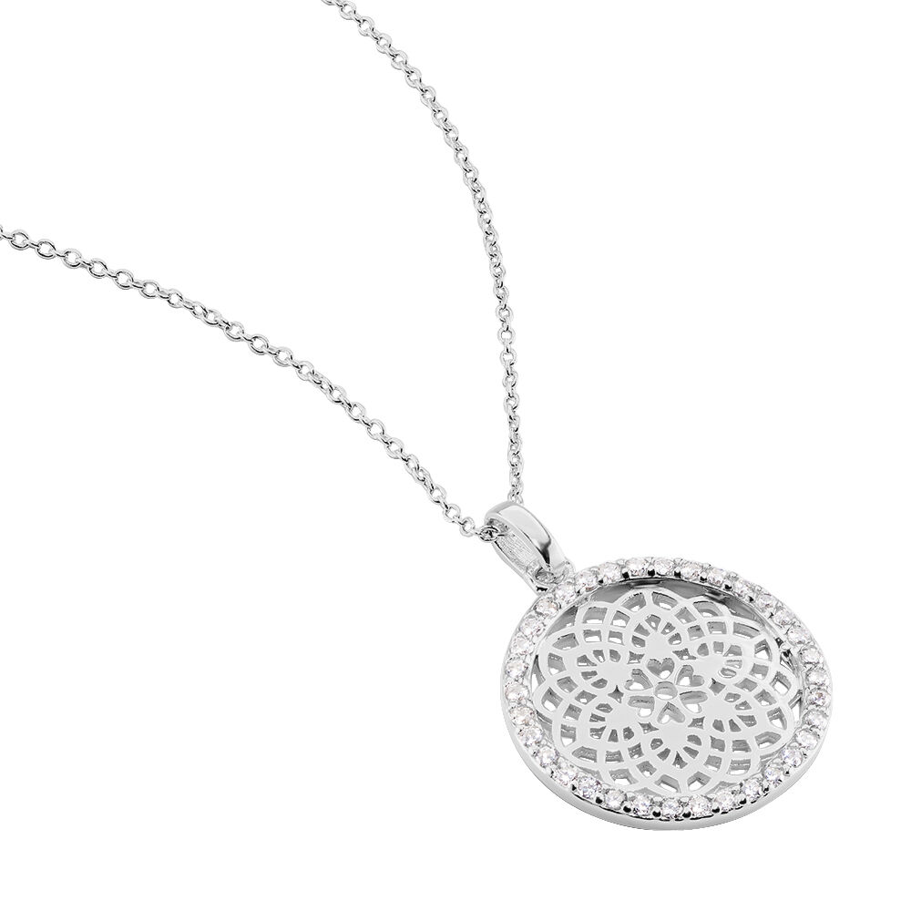 Collier Agnete Argent Blanc Oxyde De Zirconium - Colliers avec pierres Femme | Marc Orian