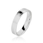 Alliance Mat Et Brillant Or Blanc Ambre - Alliances duo Unisex | Marc Orian