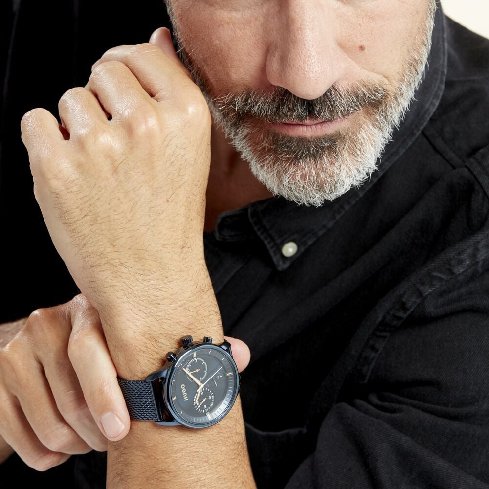 Montre Hugo Advise Bleu - Montres étanches Homme | Marc Orian