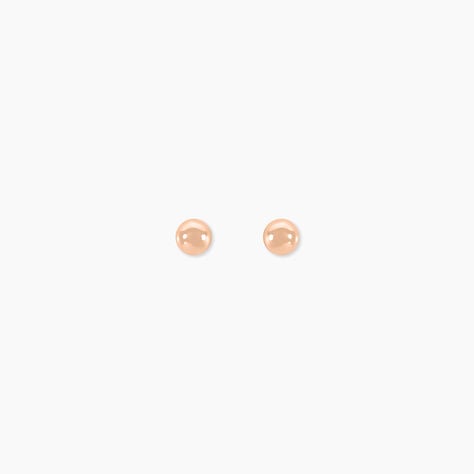 Boucles D'oreilles Puces Or Rose Fidelia - Puces Femme | Marc Orian