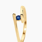 Bague Tamyra Serti Couteau Or Jaune Saphir - Solitaires Femme | Marc Orian