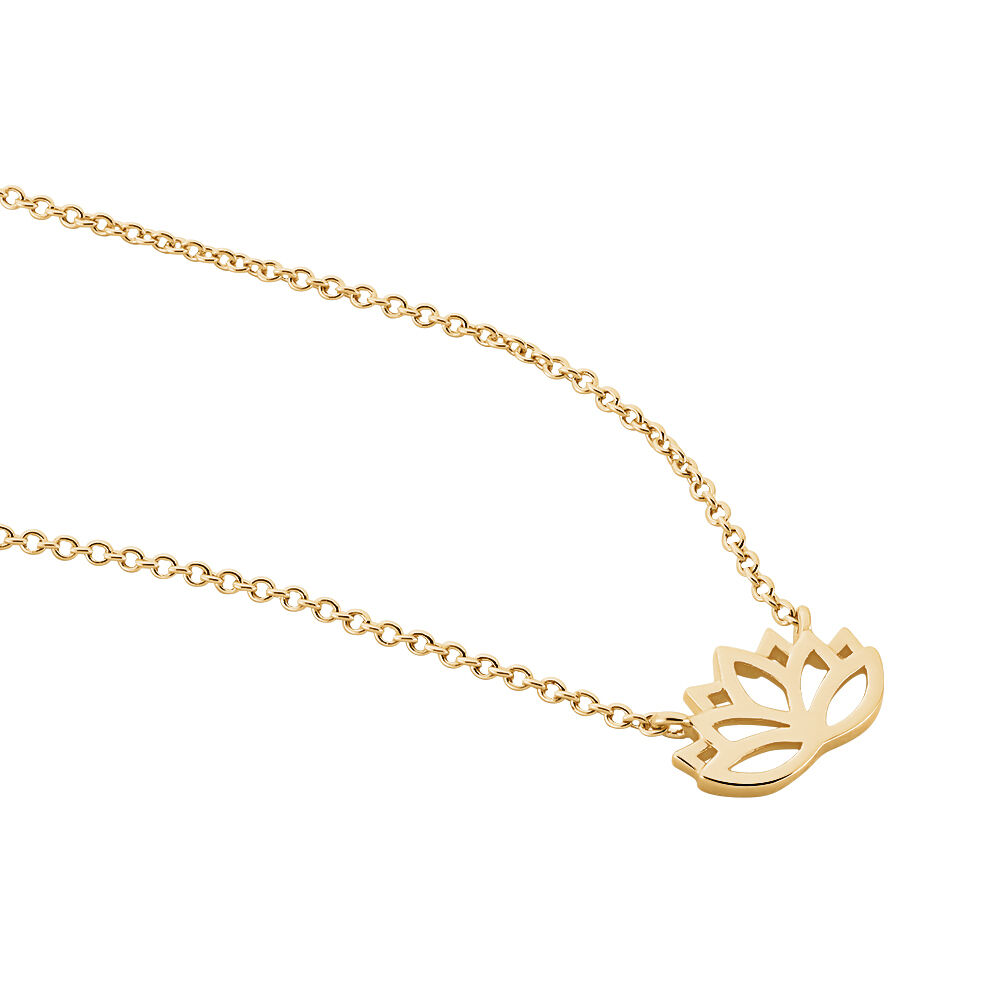 Collier Abelie Plaque Or Jaune - FQCFJW0573D • Marc Orian | Bijouterie en  ligne