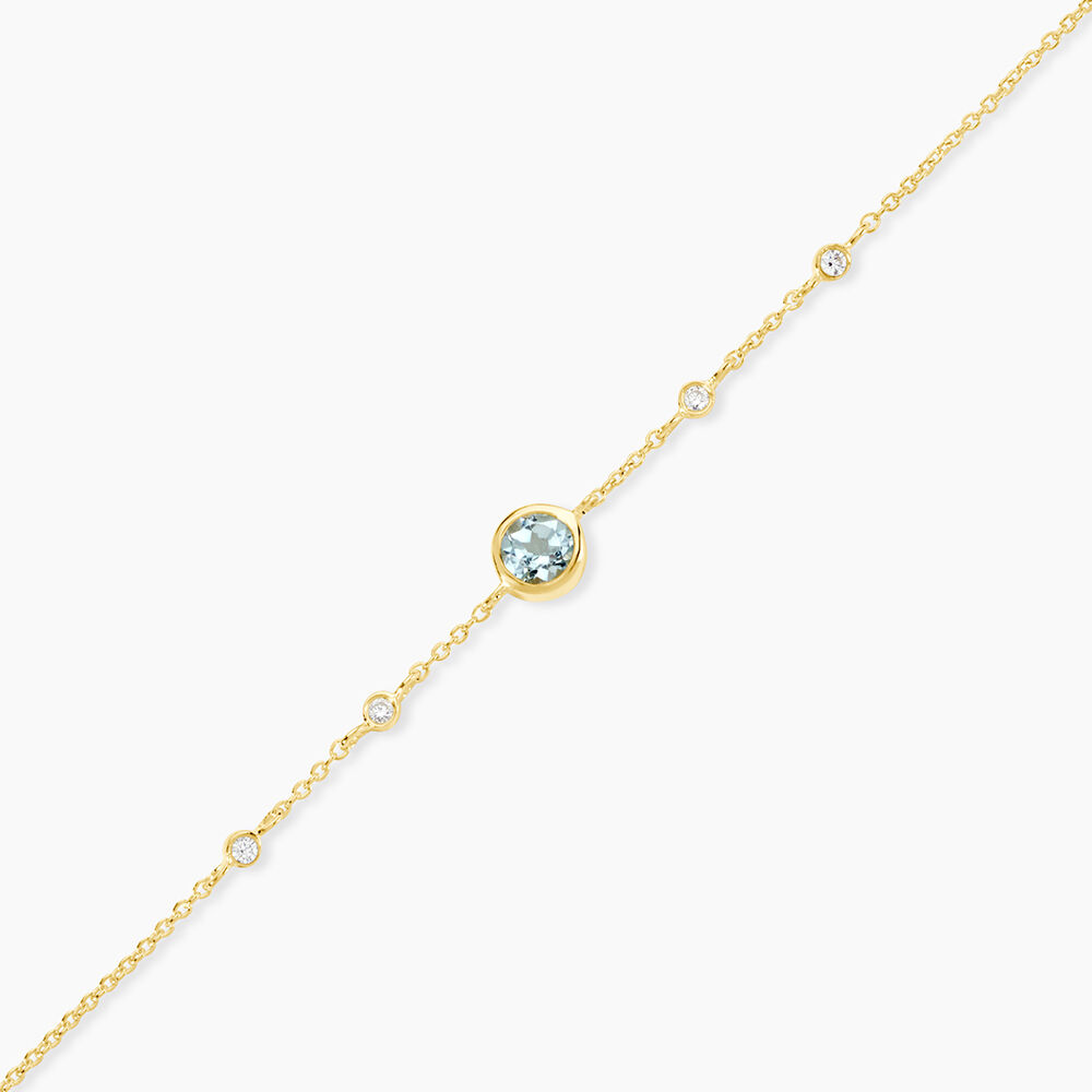 Bracelet Poem Argent Jaune Topaze Oxyde De Zirconium - Bracelets fantaisie Femme | Marc Orian