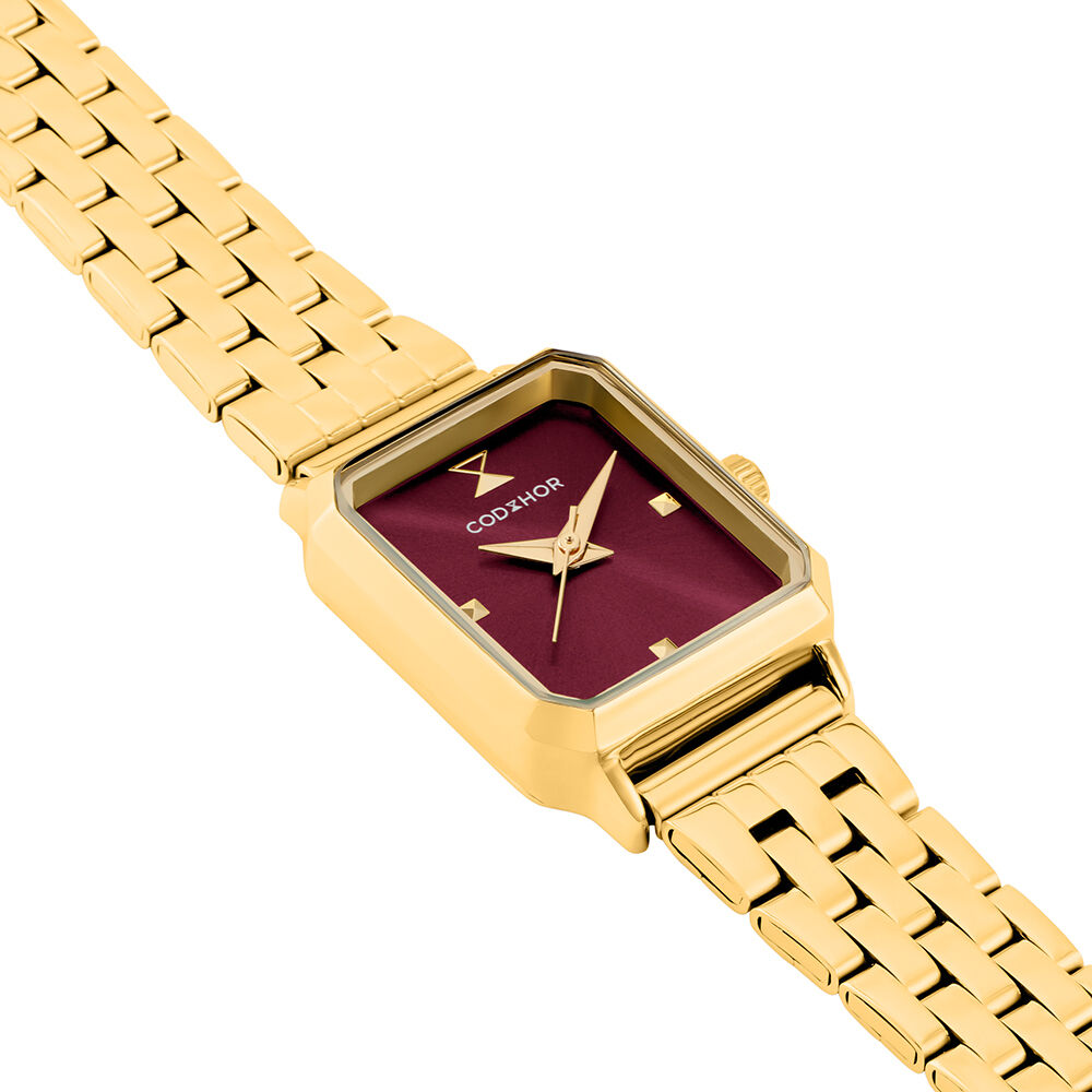 Montre Codhor Hortense Bordeaux - Nouveautés montres Femme | Marc Orian