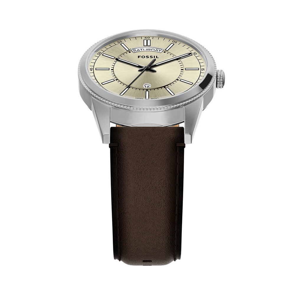 Montre Fossil Pearson Cr&egrave;me - Montres &eacute;tanches Homme | Marc Orian
