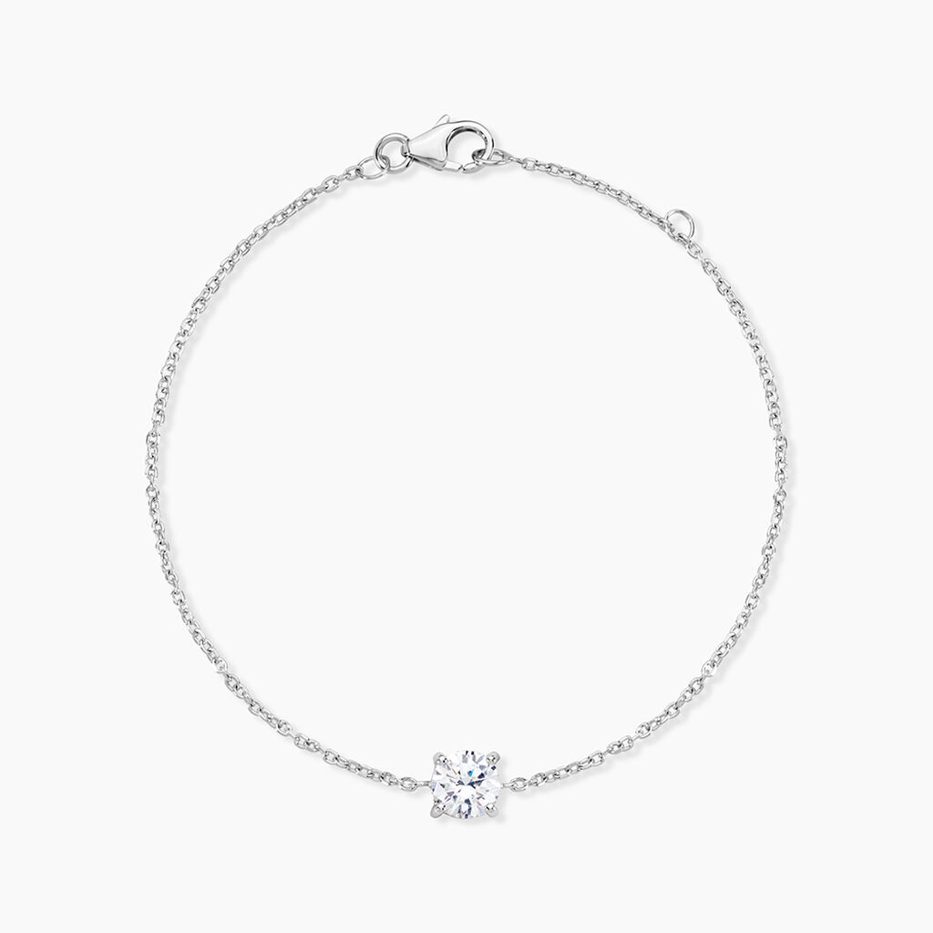 Bracelet Argent Blanc Lylwenn Oxyde De Zirconium - Bracelets fantaisie Femme | Marc Orian