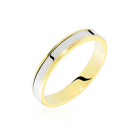 Alliance Hevan Ruban Or Bicolore - Alliances duo Unisex | Marc Orian