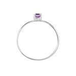 Bague Lily Or Blanc Amethyste - Bagues pierres fines Femme | Marc Orian