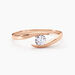 Bague Solitaire Camilia Or Rose Oxyde De Zirconium - Solitaires Femme | Marc Orian