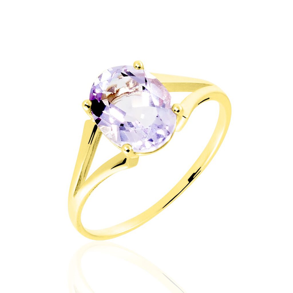Bague Elfrieda Or Jaune Améthyste - Bagues pierres fines Femme | Marc Orian