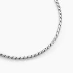 Collier Thies Acier Blanc - Colliers fantaisie Homme | Marc Orian