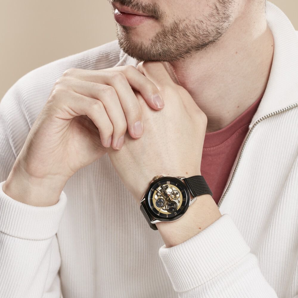 Montre Montignac Round Noir - Montres étanches Homme | Marc Orian