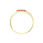 Bague Hoela Or Jaune Diamant Et Rubis - Bagues vintage Femme | Marc Orian