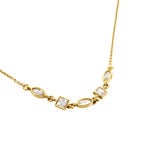 Collier Or Jaune Mercy Oxyde De Zirconium - Colliers avec pierres Femme | Marc Orian