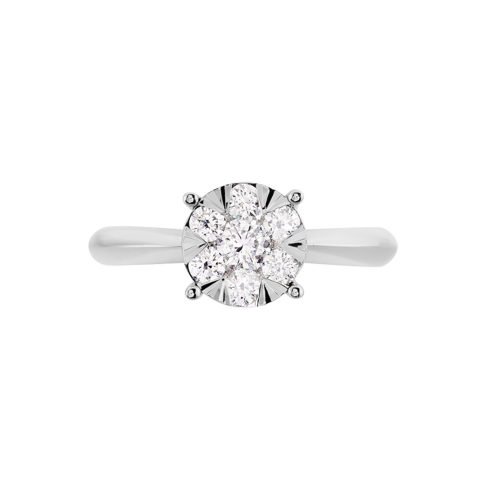 Bague Solitaire Dream Or Blanc Diamant - Solitaires Femme | Marc Orian