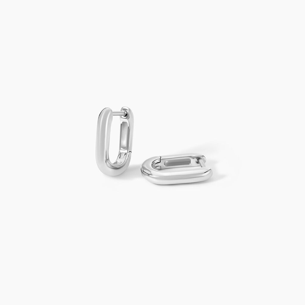 Cr&eacute;oles Florida Argent Blanc - Cr&eacute;oles Femme | Marc Orian