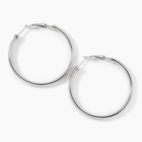 Cr&eacute;oles Carmeline Acier Blanc - Cr&eacute;oles Femme | Marc Orian