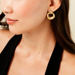 Boucles D'Oreilles Pendantes Vaidah Acier Jaune - Pendantes Femme | Marc Orian