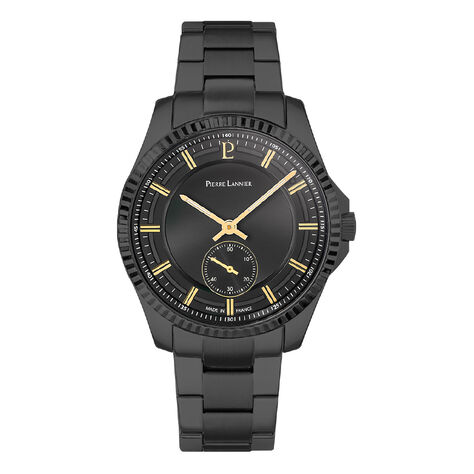 Montre Pierre Lannier Metropolitain Noir - Nouveautés Homme | Marc Orian