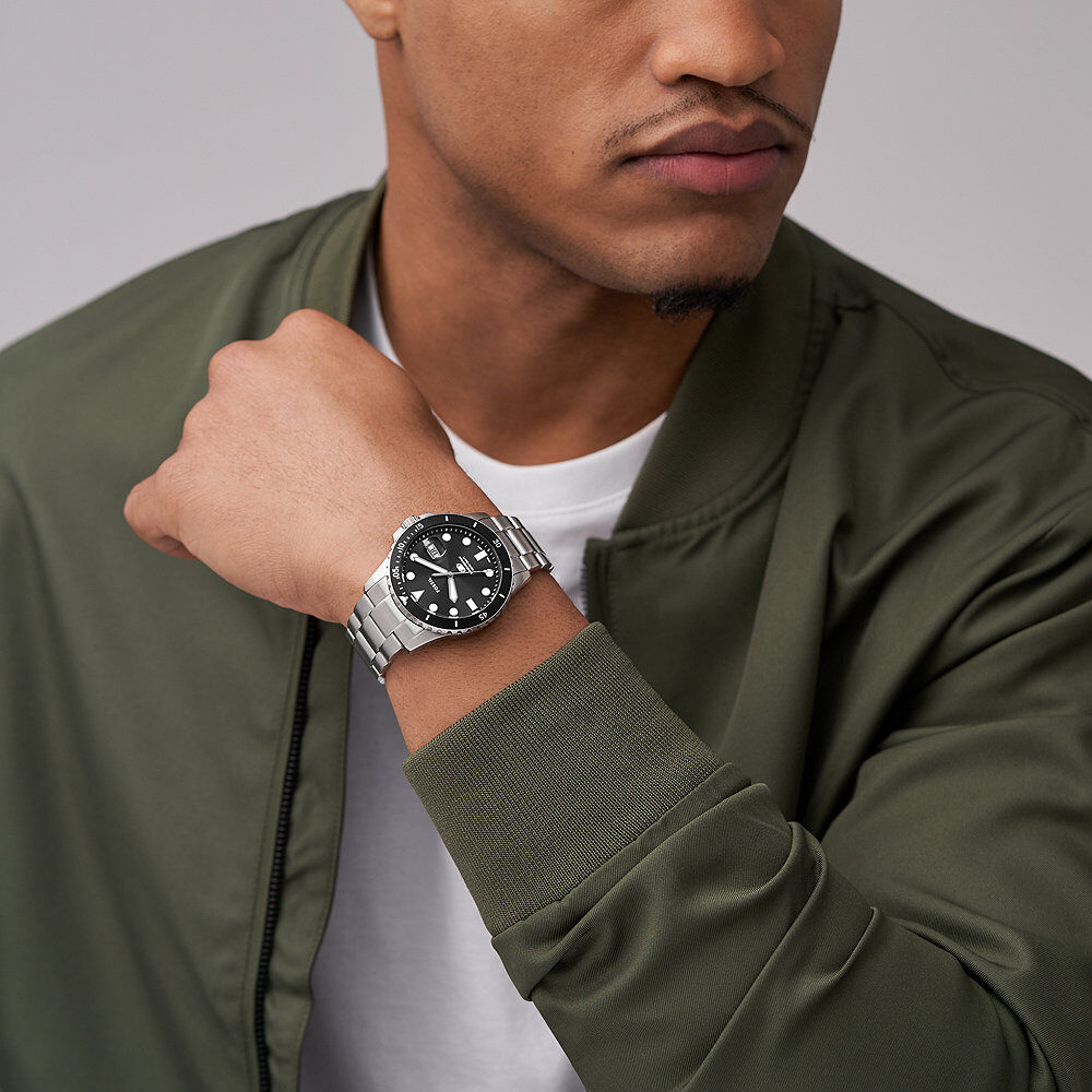 Montre Fossil Blue Dive Noir - Montres étanches Homme | Marc Orian