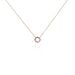 Collier Neptunus Argent Rose Oxyde De Zirconium - Colliers avec pierres Femme | Marc Orian