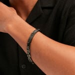 Bracelet Phebus Him Acier Noir - Bracelets cha&icirc;nes Homme | Marc Orian