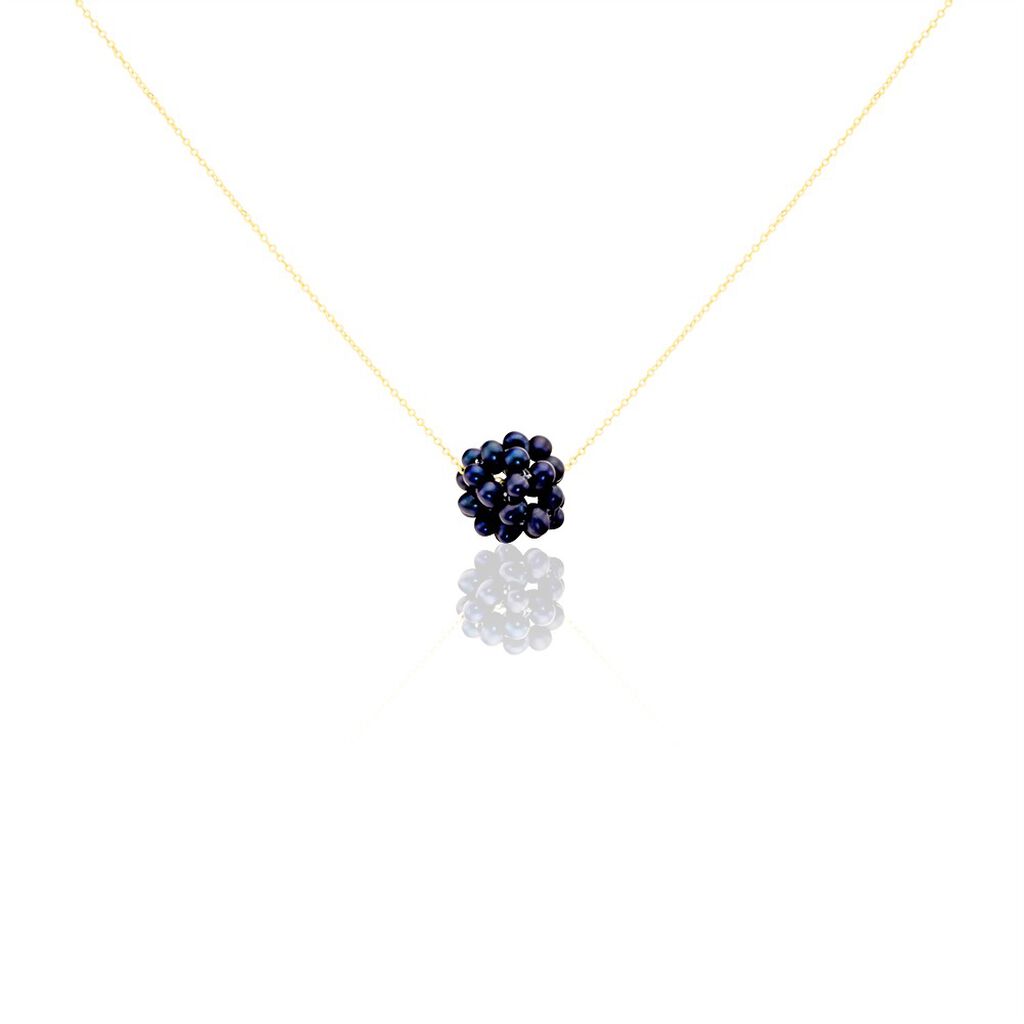 Collier Flocon Or Jaune Perles De Culture - Colliers Femme | Marc Orian