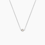 Collier Sylvette Argent Blanc Oxyde De Zirconium - Colliers avec pierres Femme | Marc Orian