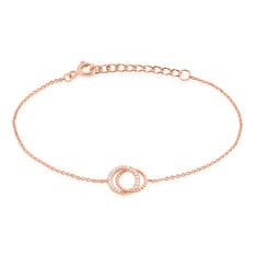 Bracelet Janne Argent Rose Oxyde De Zirconium - Bracelets chaînes Femme | Marc Orian