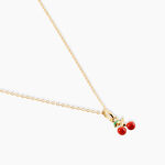 Collier Cherry Cerise Or Jaune - Colliers avec pierres Enfant | Marc Orian