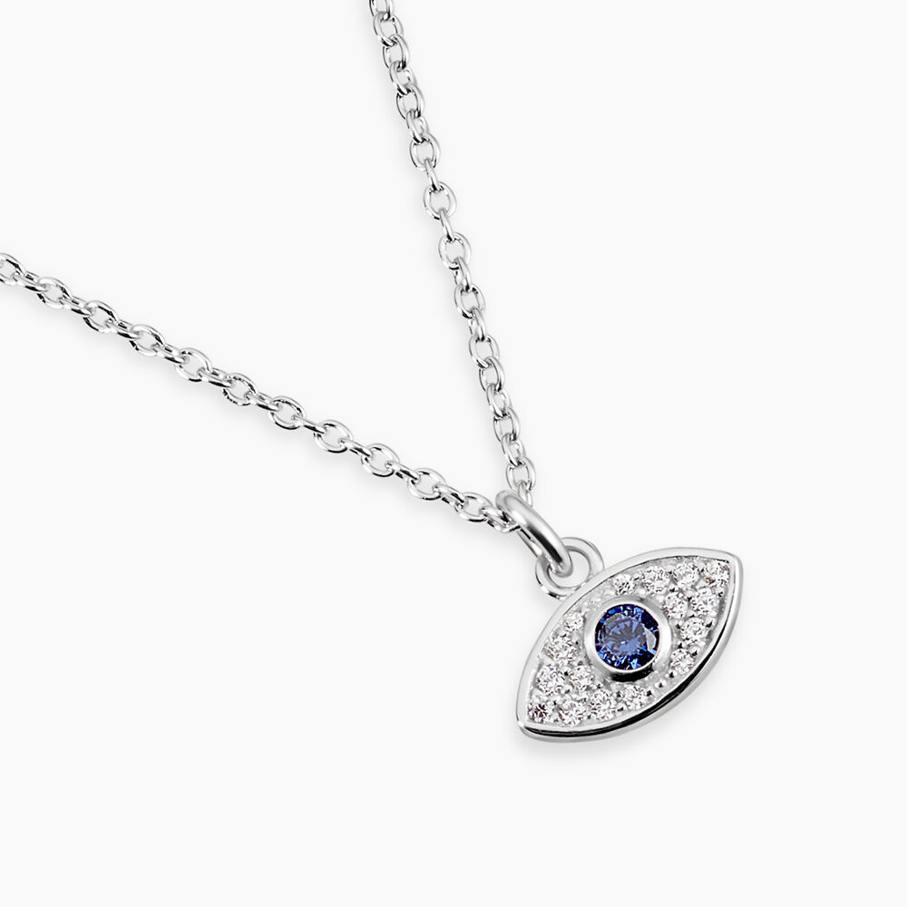 Collier Josue Argent Blanc Oxyde De Zirconium - Colliers avec pierres Femme | Marc Orian