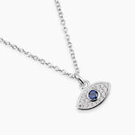 Collier Josue Argent Blanc Oxyde De Zirconium - Colliers avec pierres Femme | Marc Orian
