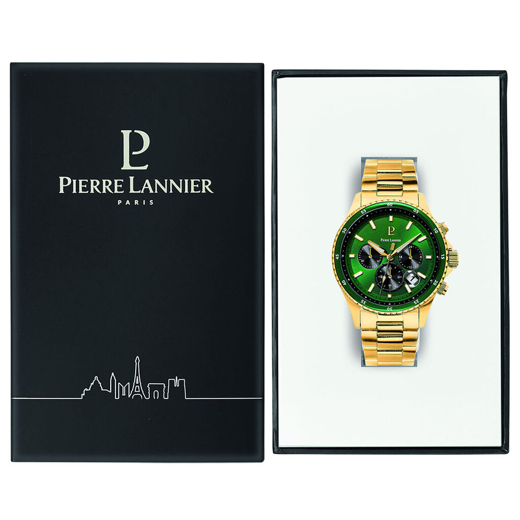 Montre Pierre Lannier Cronos Vert - Montres sport Homme | Marc Orian