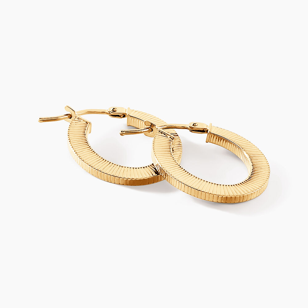 Créoles Zackary Or Jaune - Créoles Femme | Marc Orian