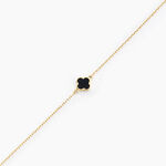 Bracelet Stellya Or Jaune Onyx - Bracelets cha&icirc;nes Femme | Marc Orian