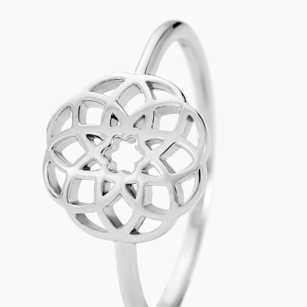 Bague Raïne Argent Blanc - Bagues Femme | Marc Orian