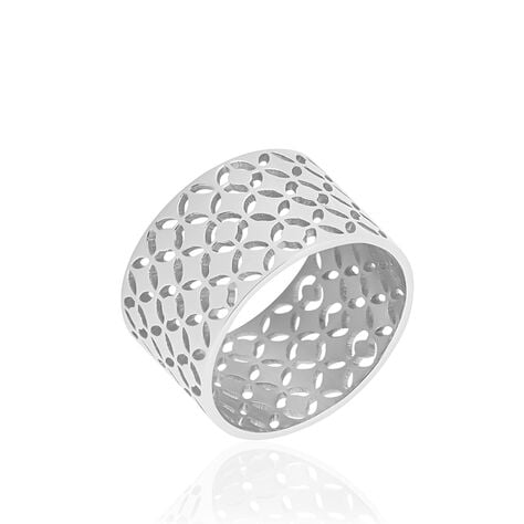 Bague Yelda Acier Blanc - Bijoux fantaisie Femme | Marc Orian
