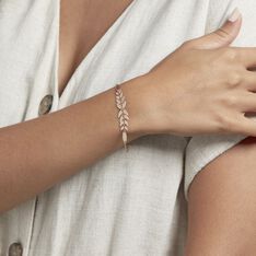 Bracelet Odelyne Argent Rose - Bracelets chaînes Femme | Marc Orian