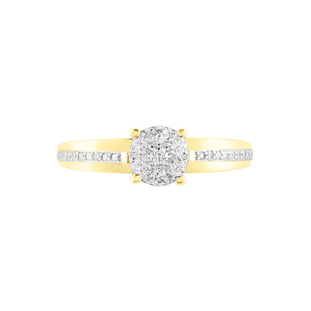 Bague Kate Or Jaune Diamant - Parures de mariage Femme | Marc Orian