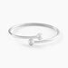Bracelet Jonc Noûr Argent Blanc - Bracelets joncs Femme | Marc Orian