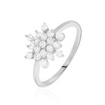 Bague Effie Argent Blanc Oxyde De Zirconium - Bijoux fantaisie Femme | Marc Orian
